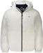 Tommy Hilfiger Witte Polyester Heren Jas Met Capuchon