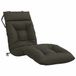 vidaXL Ligstoel Kussen VIANEN 100% Polyester Antraciet 200 x 50 x 8 cm