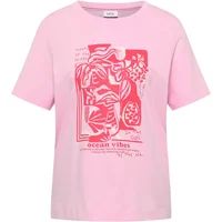Big Leaves FP T-Shirt, hellrosa