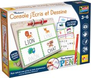 Lisciani Montessori Pen - Ik schrijf en teken - Educatieve muziekstandaard van hout voor kinderen van 3 tot 6 jaar - Incl. ergonomische pen - Alfabetkaarten, woordenschat en voorschrijven