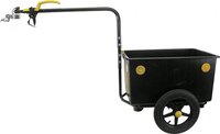 M-Wave Eco Trailer Maxi - Fietskar - Zadelpenbevestiging - Zwart - 35 kg