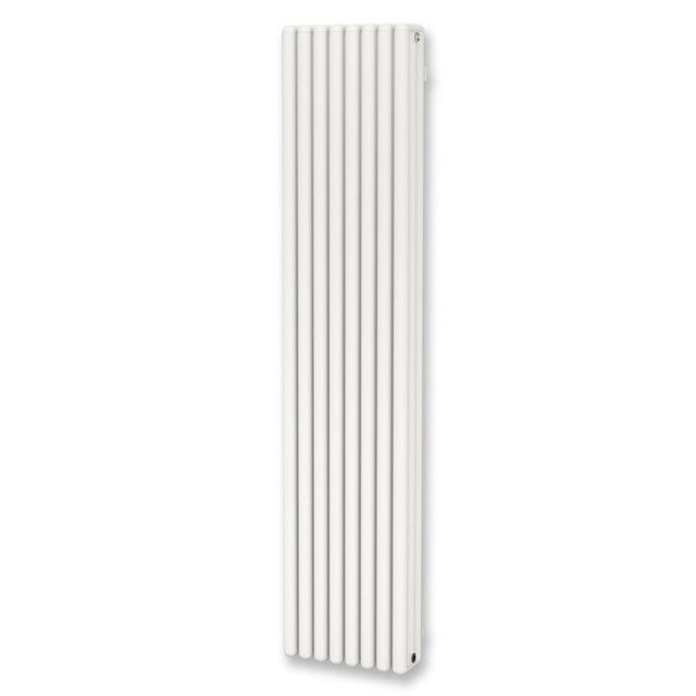 Maxaro Aluminium Designradiator Triton Mat Wit 3864 Watt 39x180cm Verticaal