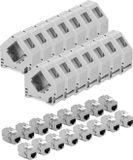 kwmobile 16 keystone adapters voor CAT6A kabels