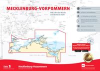 Sportbootkarten Delius Klasing Verlag GmbH Sportbootkarten Satz 2: Mecklenburg-Vorpommern (Ausgabe 2026)