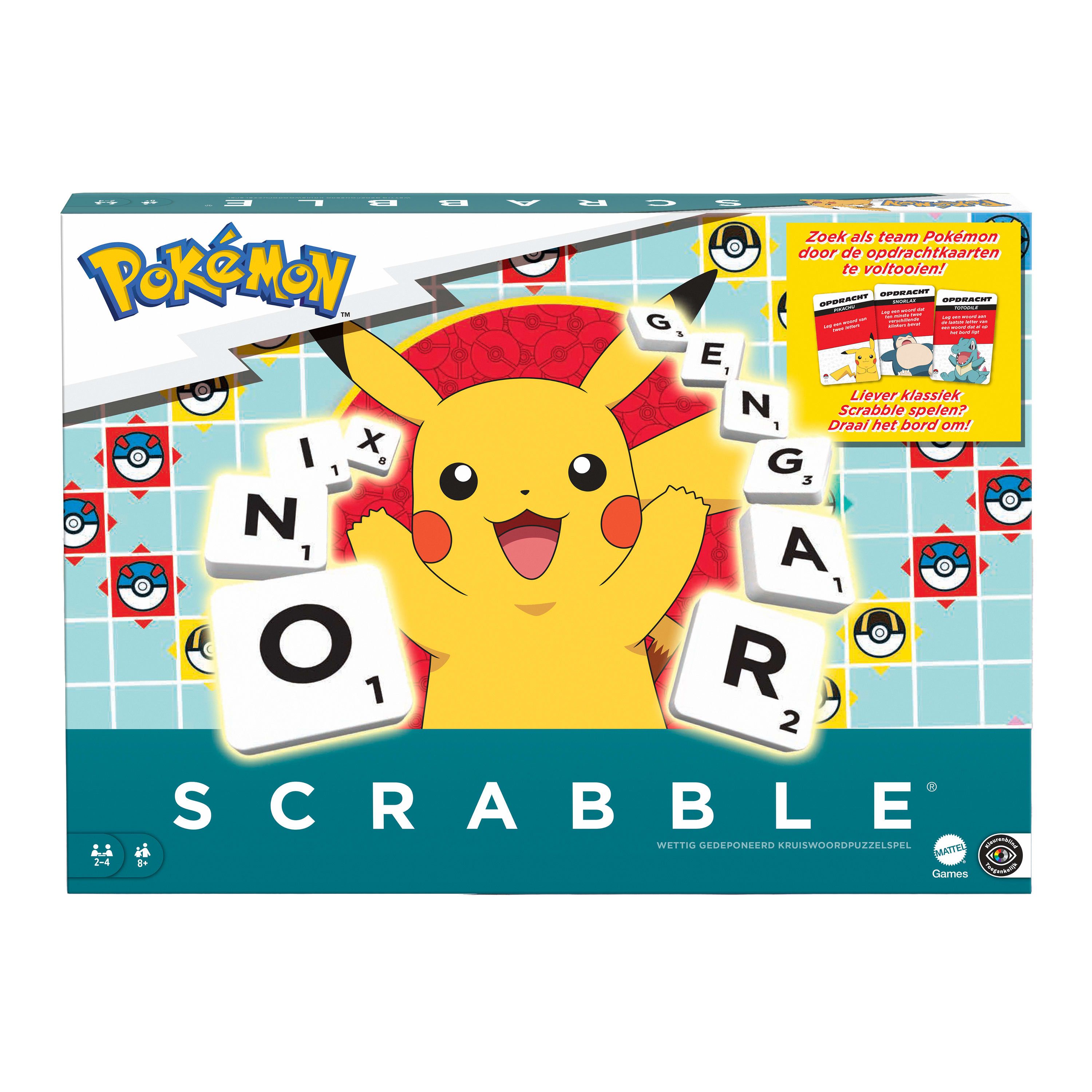 Mattel Games Scrabble Pokémon - Bordspel