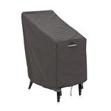 Klassieke Accessoires 55-179-015101-00 Ravenna Stapelbare Patio Stoel Cover, Grijs
