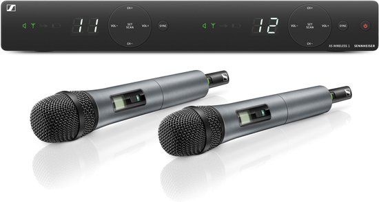 Sennheiser XSW 1-835-E Dual Vocal Set - Draadloos systeem met hand-held