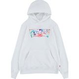 Levi's Garçon Sweat à capuche imprimé Blanc Taille : 10Y