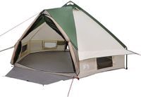 vidaXL Teepee Tent voor 6 Personen Groen en Wit