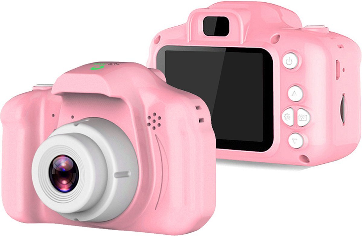 AyeKids Kindercamera 2-in-1 - Fototoestel voor Kinderen - Camera - Speelgoed - Foto - Roze