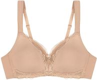 Triumph Modern Lace + Cotton Beha zonder beugels 75C Beige