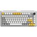Ty Iqunix zx75 gravi wave wireless mechanical keyboard (gris, disposition américaine (qwer), gateron red, 75%, leds rgb, échangeable à chaud, pbt double-shot, 2,4ghz | bluetooth 5.1 | usb-c)