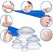 OEM Holland Connections Complete lichaamsmassage- en cuppingset (4-delig, L-XS) wit