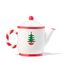HEMA Théière Céramique Noël (blanc)
