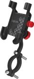 LogiLink AA0148, Mobiele telefoon/Smartphone, Passieve houder, Fiets, Motorfiets, Scooter, Winkelwagen, Zwart, Rood