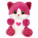 GIPSY TOYS KNUFFEL KAT CUTYDOOS LOVE FRAMBOZENROZE – 23 CM