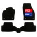 DBS 1766729 auto op maat gemaakte vloermat voor auto, 3-delig, antislip, zwart, 900 g/m2, velours coating Star-1766729