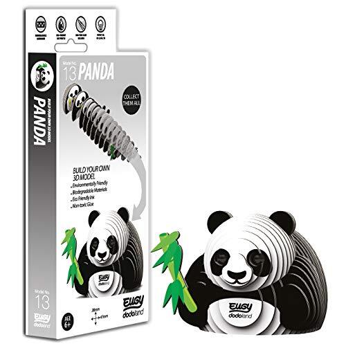 Eugy 3D Panda Model, Craft Kit