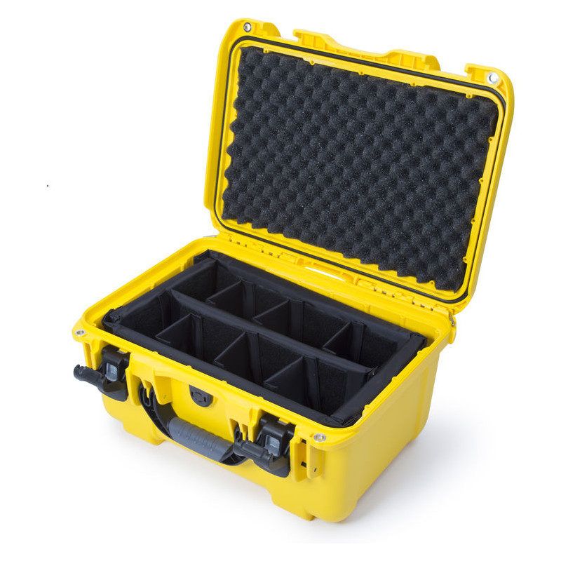 Nanuk 918 Protective Case - Yellow with Divider