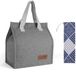 Merkloos Lunchtas - Geïsoleerde Koeltas - Lekvrije Lunchorganizer - Grijs