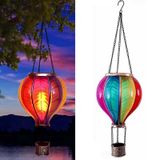 Lampe solaire ballon, 45,7 cm, LED, simulation de flamme, IP44
