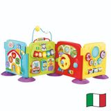 VTech Mijn eerste activiteitencentrum, 3-in-1 activiteitencentrum met 2 liedjes en 10 melodieën, fijne motoriek, automatische uitschakeling, Italiaanse taal, batterijen inbegrepen, 6-36 maanden