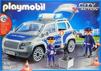 PLAYMOBIL Off-roadvoertuig van de politie met licht en geluid - P-9053