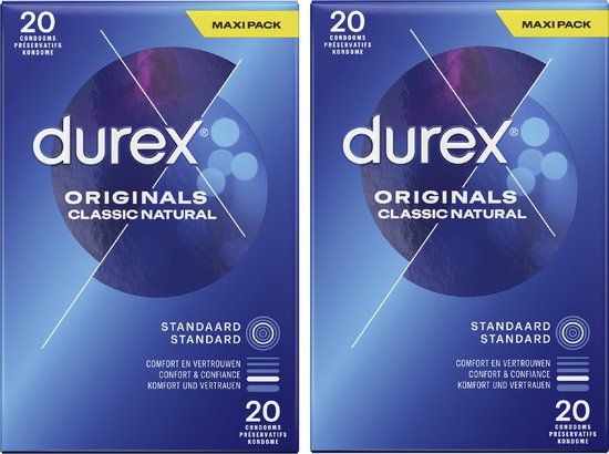 Durex Classic Natural - 2 x 20 stuks