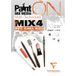 Clairefontaine 975996C - Gelijmd Blok PaintON MIX4 Multi-technieken A3 29,7x42 cm 250g - 12 Vellen Multi-technieken Tekenpapier - Assortiment van 4 Witte Papiersoorten x3 Vellen