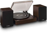 Lenco LS-200WD Platenspeler met Bluetooth, Hout met Externe Speakers
