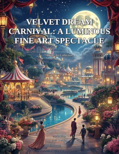 Velvet Dream Carnival: A Luminous Fine Art Spectacle