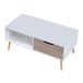 Happy Garden FREJA table basse blanche style scandinave avec tiroir