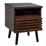 Nachtkastje Capri - Donker Bruin - Retro & Vintage - Met lade(s)