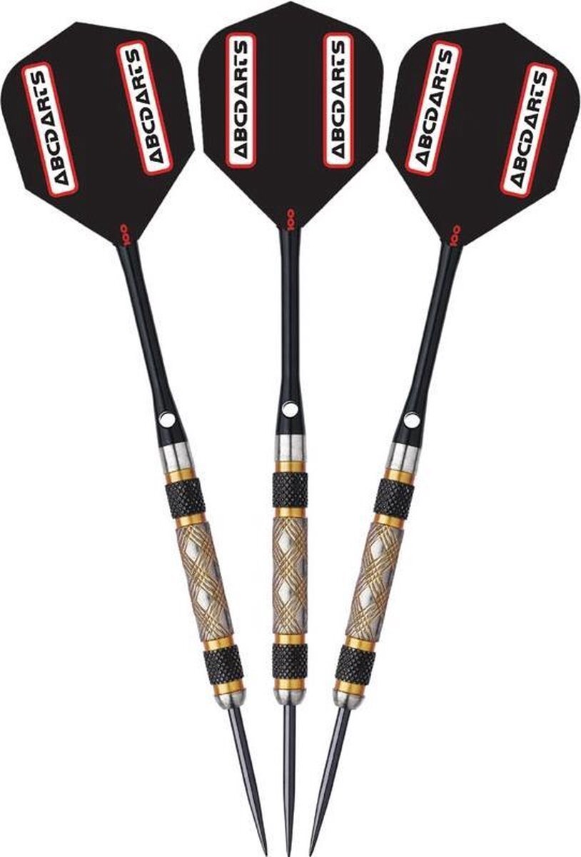 ABC Darts - Dartpijlen professioneel 80% - Golden Eye 901 - 23 gram