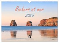 Rochers Calvendo Rochers et mer (Calendrier mural 2027 DIN A3 vertical), CALVENDO calendrier mensuel