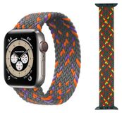 Wigento Apple Watch Series 1 + 2 Ultra 49mm, 9 / 8 / 7 45 / 6 SE 5 4 44 / 3 2 1 42mm - Vervangende nylon horlogeband