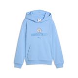 PUMA Sportief sweatshirt 'Manchester City FtblCulture' lichtblauw / honing / rood / wit