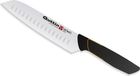 Quttin Momo Santoku mes 16cm zwart