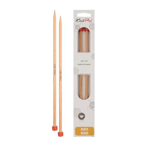 Jackbreinaalden KnitPro Basix Houten Breinaalden 35cm 6.00mm