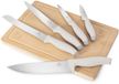Berlinger Haus Set de couteaux avec planche à découper Collection Sahara BH-2966