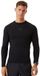 Brand management BV Haut de sport à manches longues pour hommes - Merino Blend - Maillot thermique en laine mérinos - Sous-vêtement thermique homme - XXL - Noir
