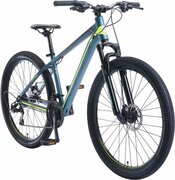 bikestar hardtail MTB, Sport, 27.5 inch, 21 speed, blauw/groen