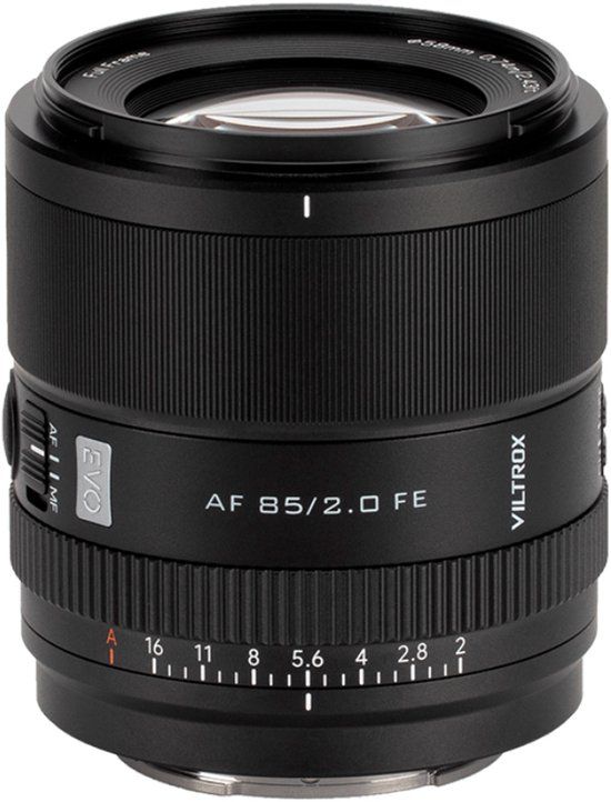 Viltrox AF 85mm F2.0 EVO Full-frame lens Zwart