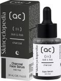 Skincyclopedia Mild Peeling Gezichtsserum – 5% Amandelzuur & Polyhydroxyzuren met Actieve Houtskool – 30 ml