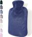 Qomfor Bouillotte avec housse extra douce - 1,8 litre - Lilas