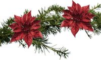Cosy & Trendy Kerstboomversiering - Rode Kerstster - 2 Stuks