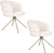 Housecraft Living Marjolein Eetkamerstoelen Armleuning Beige - Set van 2