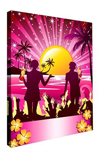 CCRETROILUMINADOS Sunset Party LED-verlichting - 80 x 60 cm