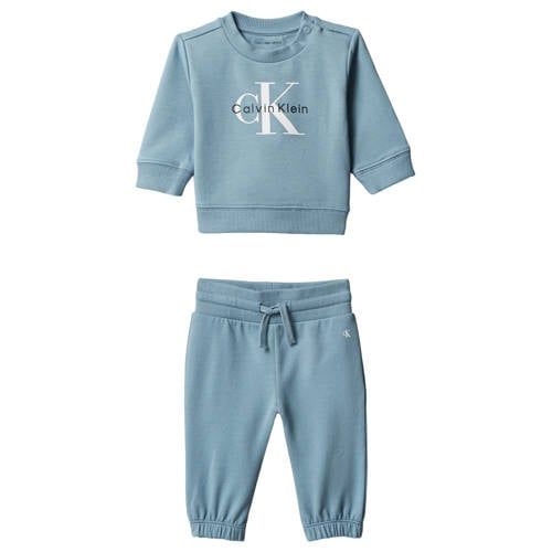 Calvin Klein sweater en broek set met logo - blauw