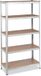 Merkloos Relaxdays Stellingkast verzinkt - draaglast 875 kg - 180 x 90 x 40 cm - 5 etages - steeksysteem - staal